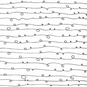 带有线条的抽象向量背景。手绘