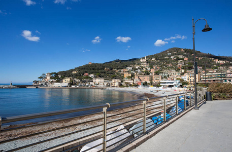 Recco, 热那亚 Genova 省, 德国, 地中海沿岸, 意大利的城市景观