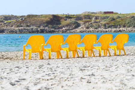 海和椅子