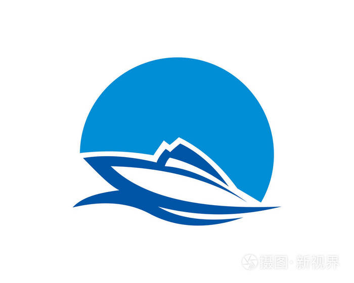 船船航海矢量标志