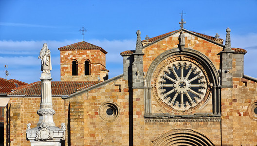 教会的圣伯多禄 圣佩德罗 在市德阿维拉 西班牙