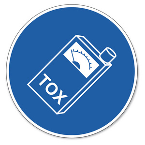 吩咐的标志安全标志象形图职业安全标志 toximeter 携带