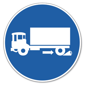 象形图职业安全标志座使用卡车的吩咐的标志安全标志