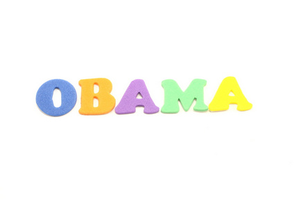 奥巴马泡沫字母