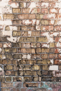 旧风化粗糙砖墙背景