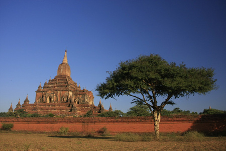 sulamani 寺 蒲甘考古区 曼德勒地区 缅甸 东南亚
