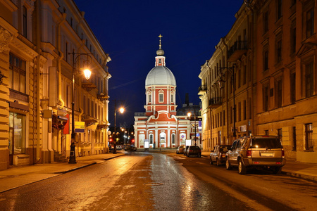 圣彼得斯堡，教会圣潘捷列伊蒙