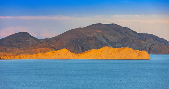 Koktebel 湾，黑海，克里米亚海角变色龙