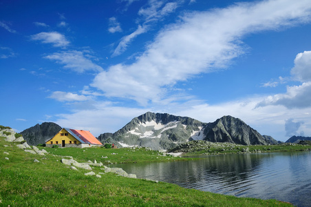 皮林山，保加利亚的 tevno 湖