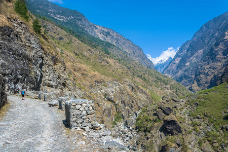 尼泊尔春季, 喜马拉雅山上的土山路