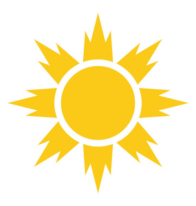 像太阳一样的花朵, 用薄薄而厚的光线给玛雅太阳的象征