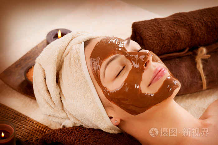 巧克力面膜面部水疗中心.美容 spa 沙龙