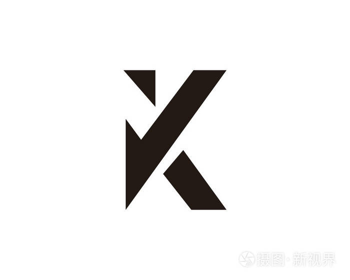 字母k 矢量徽标