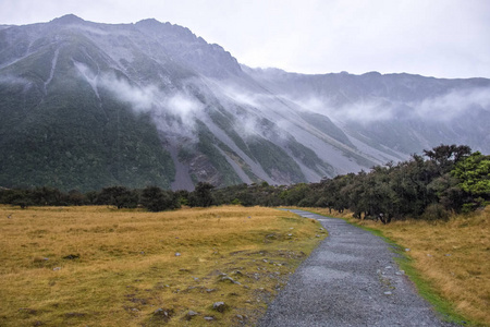 新西兰库克奥拉基国家公园周边景观