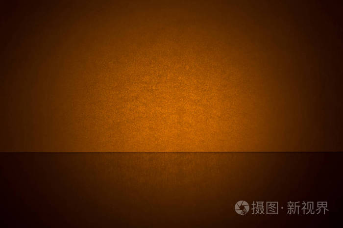 背景 画在黄色和棕色的渐变从中心 是由一条水平线隔开沿下第三个
