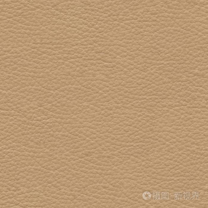 优雅的浅米色皮革背景.无缝方形纹理 瓷砖准备就绪