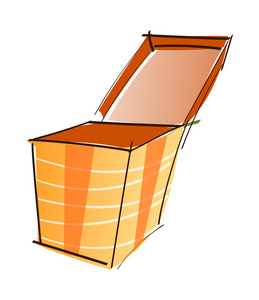 橙色礼品盒