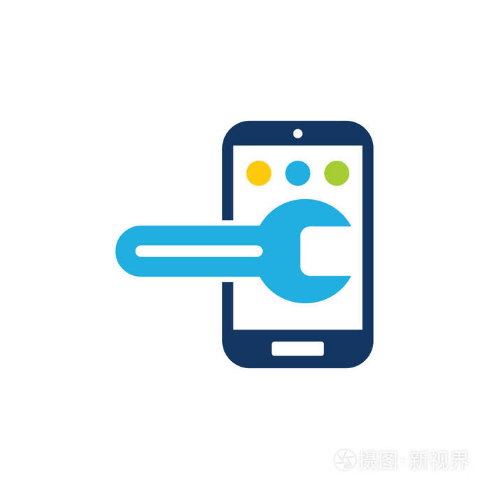 手机维修标志图标设计