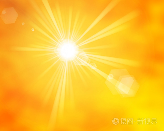 夏天太阳射线与镜头光晕照片-正版商用图片05cg6l-摄图新视界