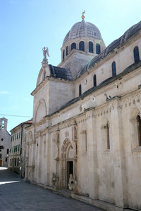 在尼克，克罗地亚的圣詹姆斯大教堂