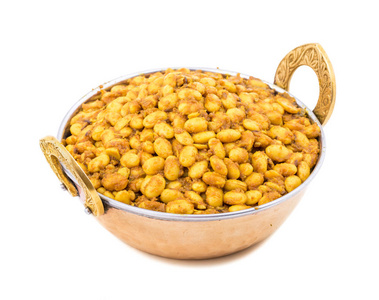 印度菜 Rajma 马萨拉或拉杰马侯赛因是一种南亚素食菜, 由白色的芸豆组成, 富含许多印度的香料, 通常与烤薄饼和食物一起供
