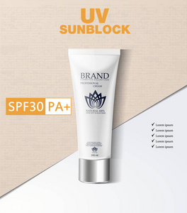 化妆品杂志模板, 时尚化妆趋势小册子与基础, sunblocks 3d 插图。现实