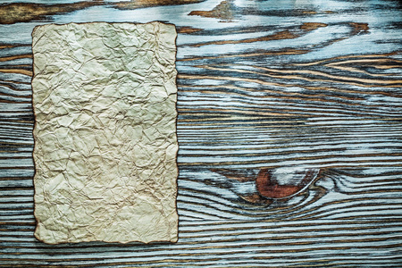 木制木板上的复古文件
