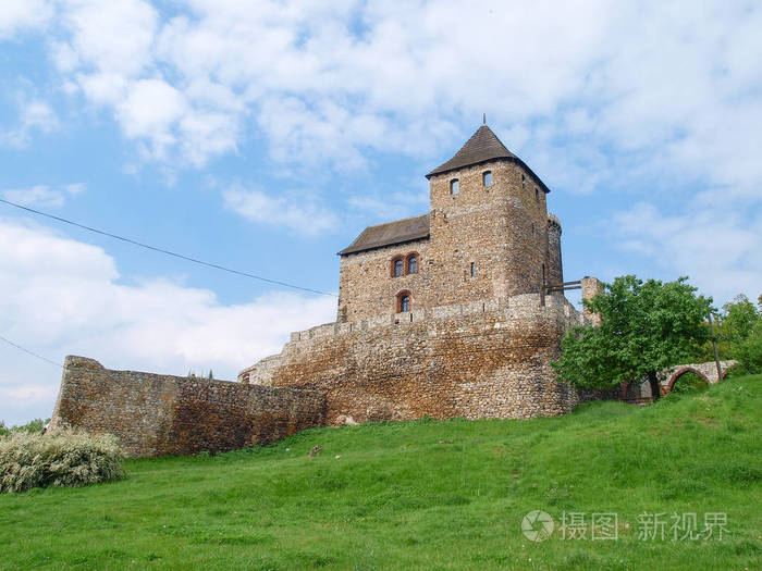 bedzin城堡石头城堡在波兰
