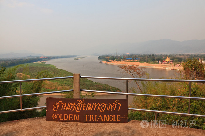 上湄公河,泰国、 缅甸接壤的地方和