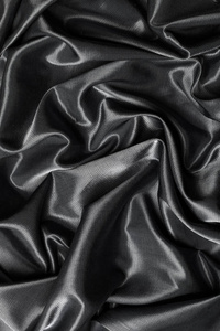 黑色丝绸质感面料背景图片