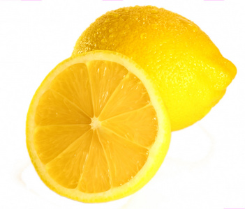 两个孤立的柠檬