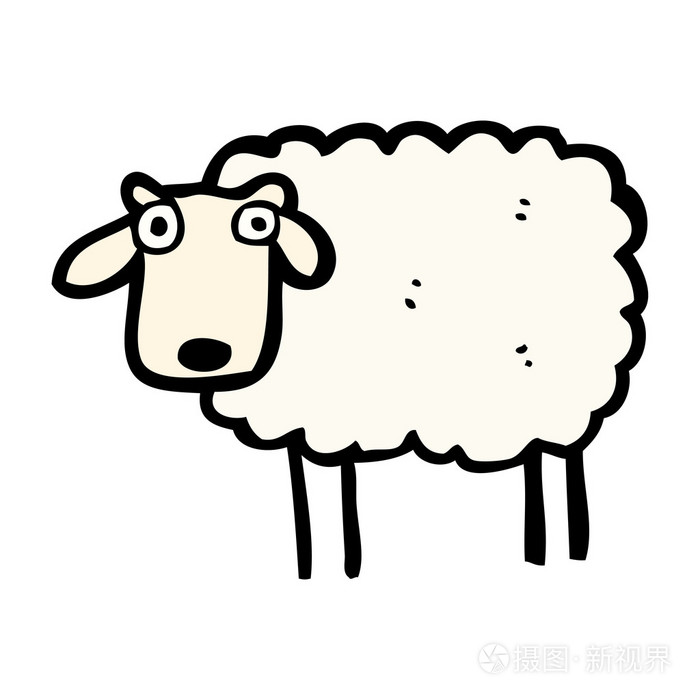 小肥羊矢量图