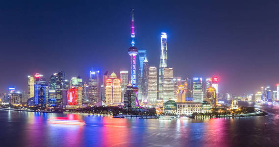 美丽迷人的上海夜景
