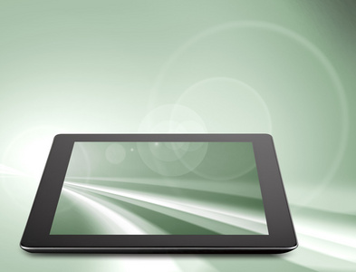 平板电脑 tablet pc。现代便携式触摸垫设备