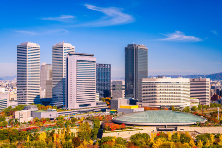 大阪, 日本大阪商业园秋季景观