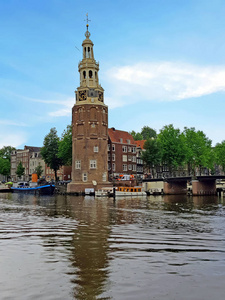 荷兰阿姆斯特丹中世纪水塔