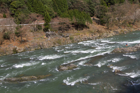 在京都岚山河外训练