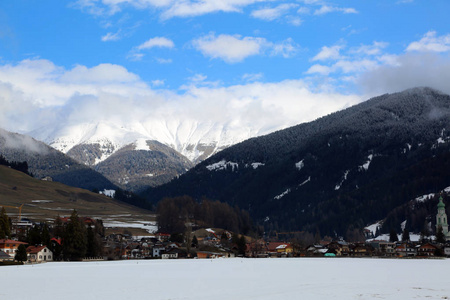 Toblach 小镇也叫 Dobbiaco 意大利语在意大利北部