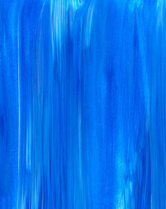 蓝色抽象丙烯酸绘画用作背景质地设计元素。笔触纹理的现代艺术