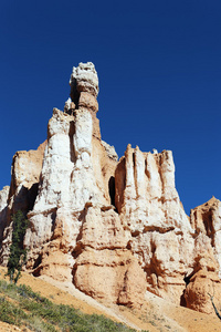 著名的巫术岩石在布莱斯峡谷