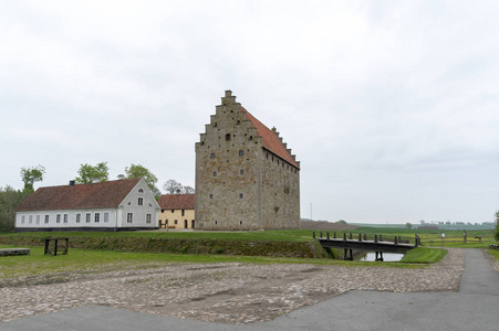 中世纪堡垒 Glimmingehus 在瑞典