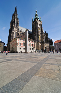 hradcany 在布拉格圣维特大教堂