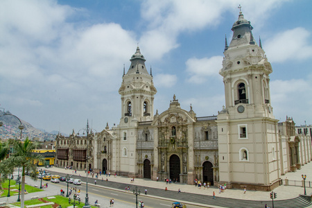 在秘鲁利马大教堂图片