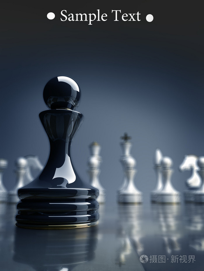 黑棋的棋子背景 3d 图.高分辨率
