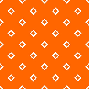平铺橙色和白色背景或矢量图案