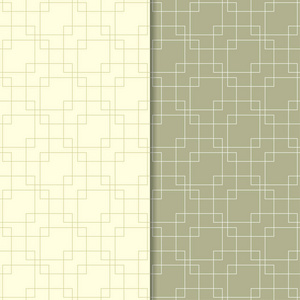 橄榄绿色几何无缝图案, 用于网络纺织品和墙纸