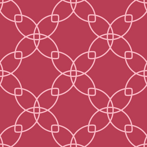 红色几何装饰品。网络纺织品和墙纸无缝模式