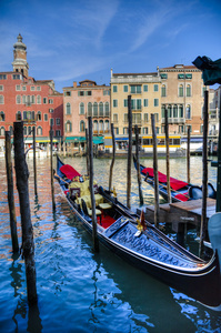 吊船，威尼斯，意大利