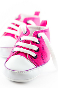 粉红色婴儿鞋