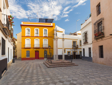 西班牙塞维利亚-建筑分区圣克鲁斯历史区